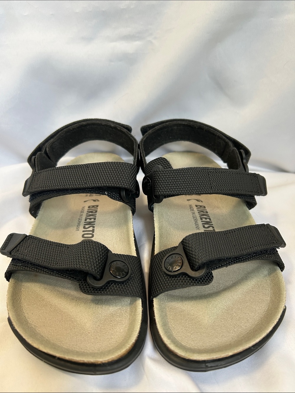 Birkenstock Black Open-Toe Adjustable Strap Sandals